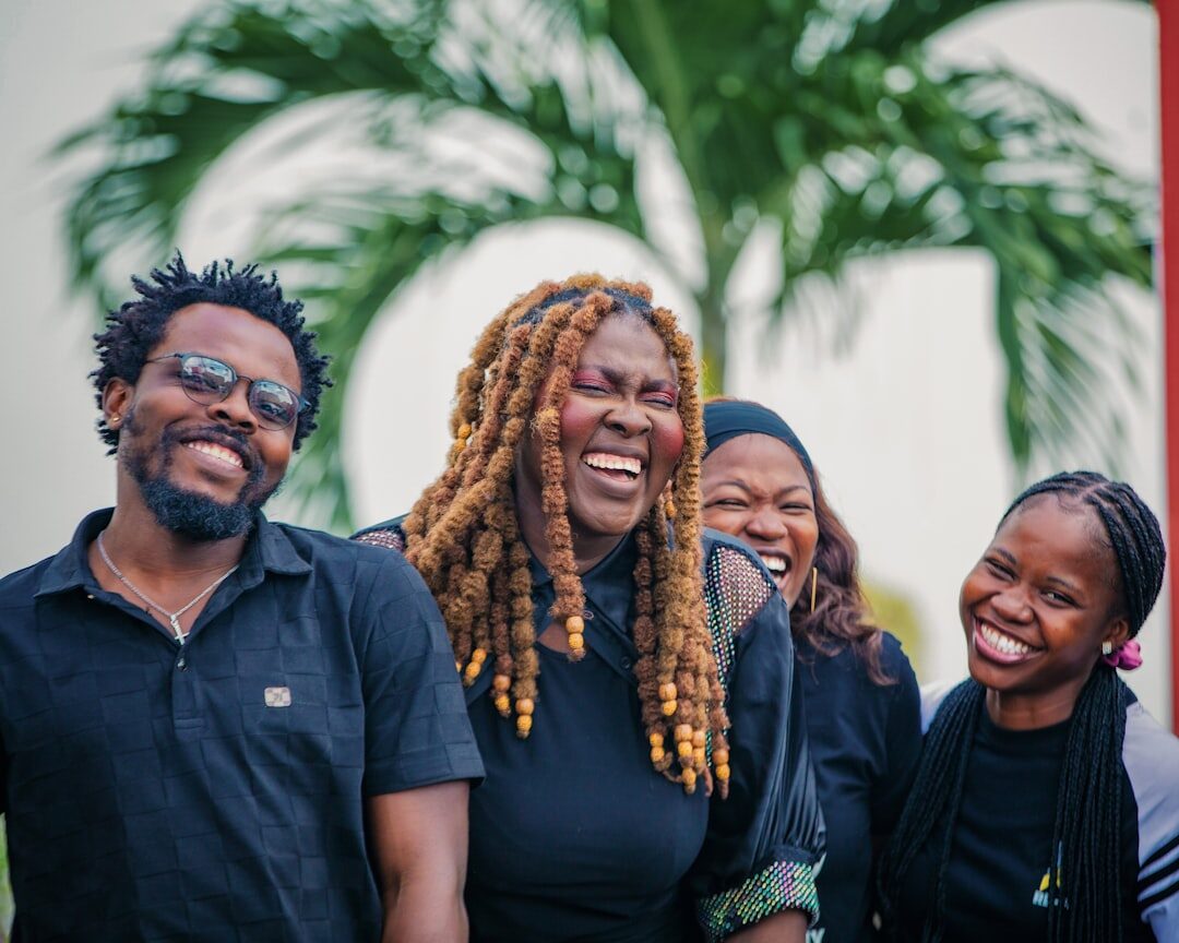 group of donors smiling