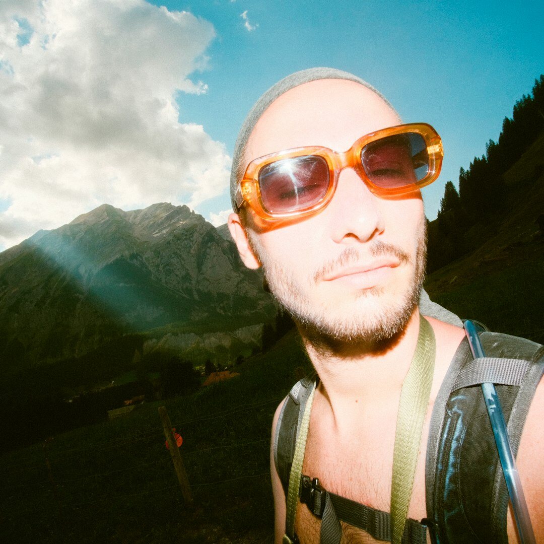 Portrait of a Swiss male reporter