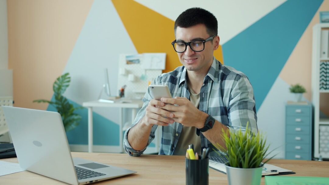 young entrepreneur in modern office