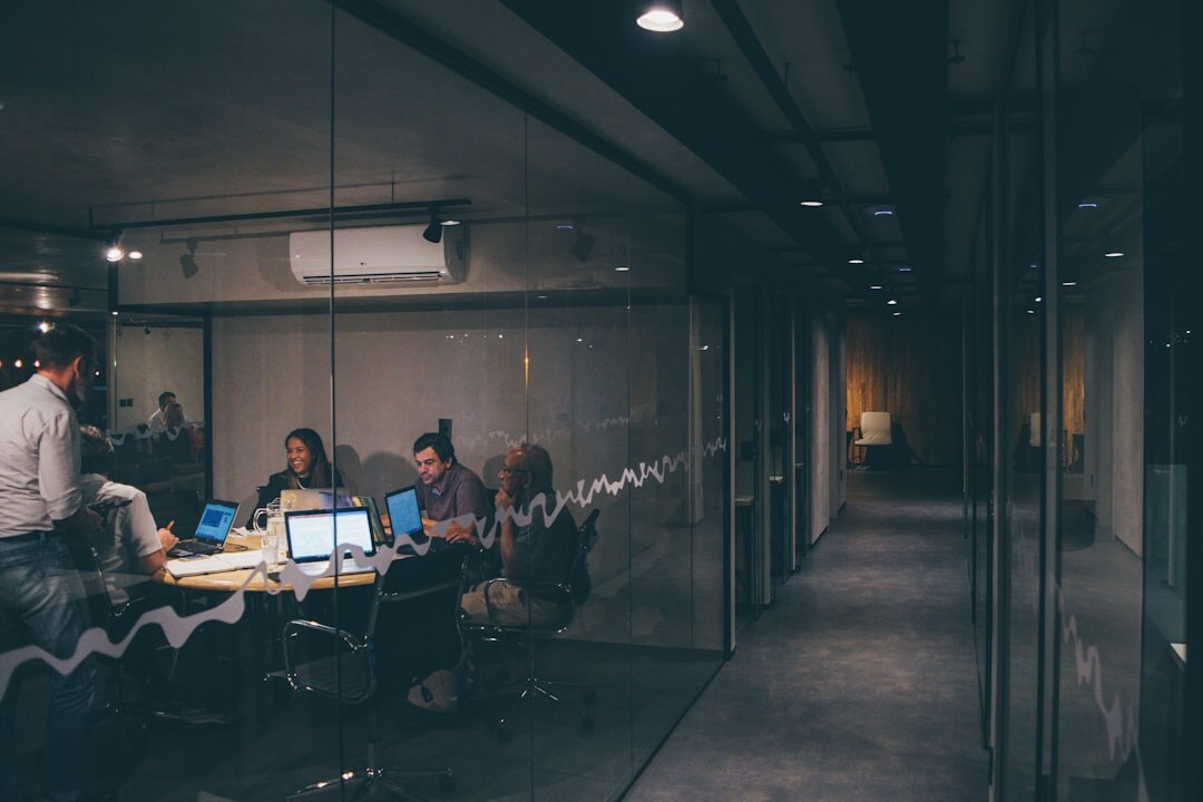 people discussing in meeting